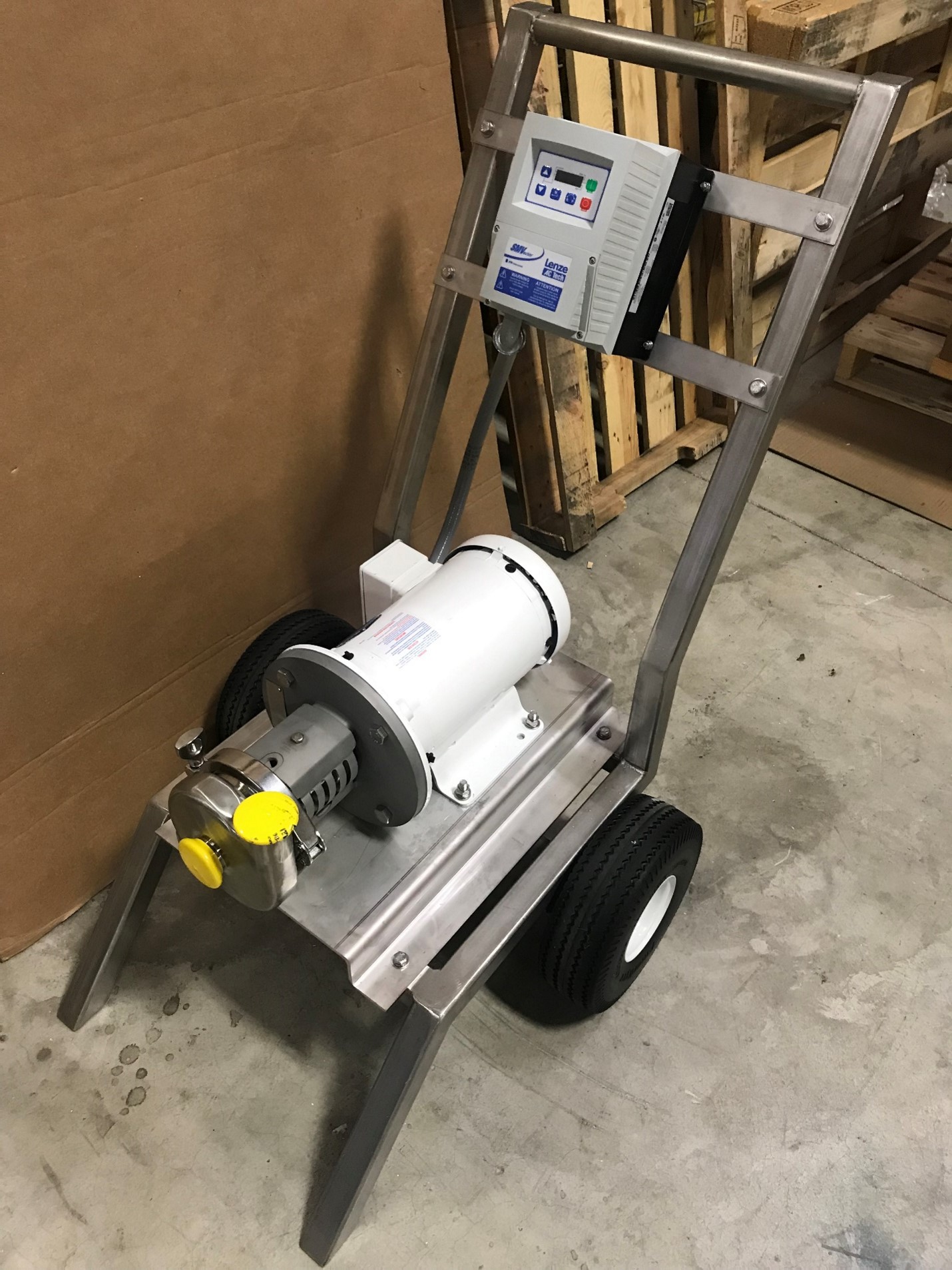 BPH Pump & Equipment Centrifugal Mobile Sanitary Cart