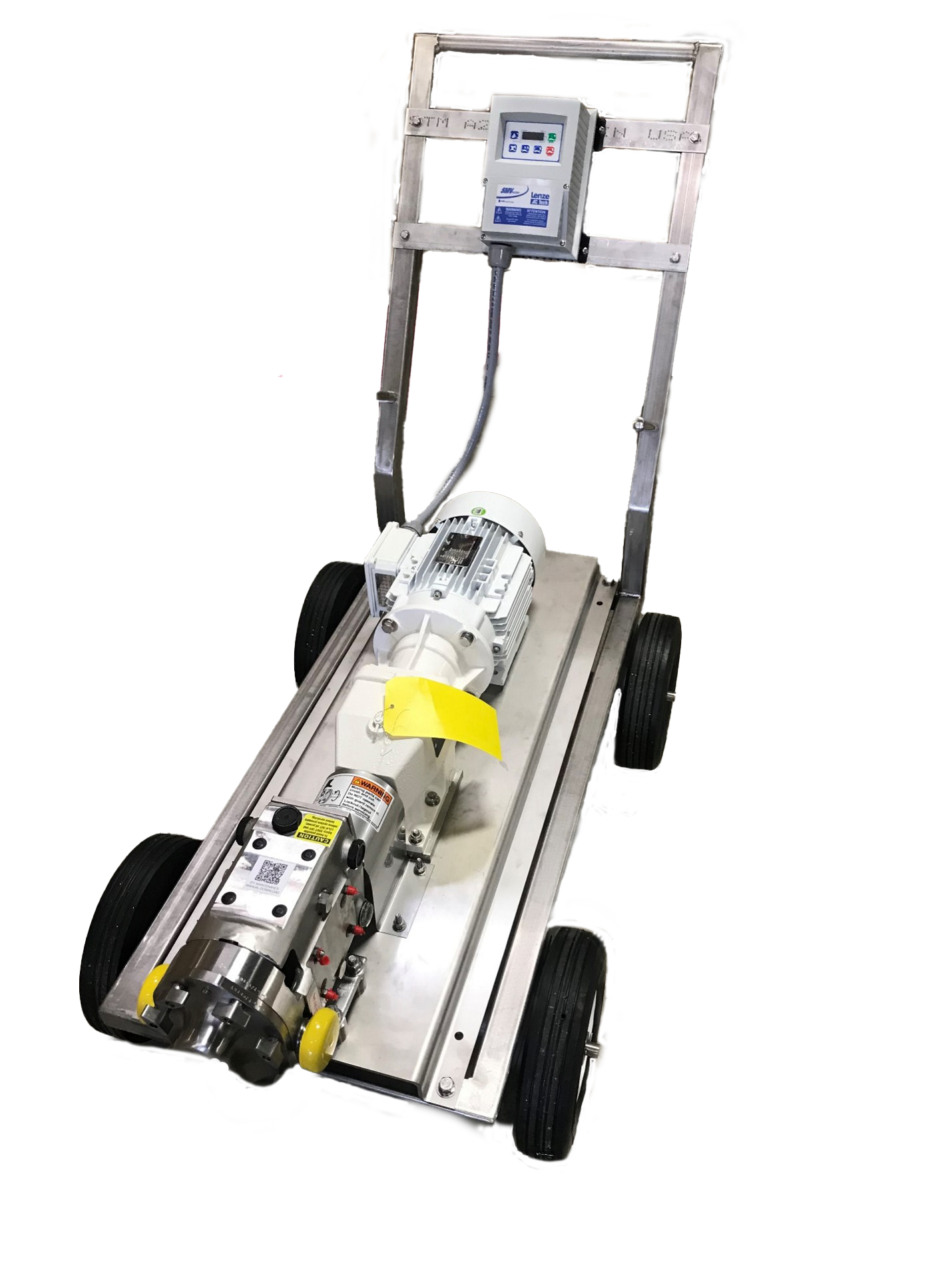 BPH Pump & Equipment Positive Displacement Mobile Sanitary Cart